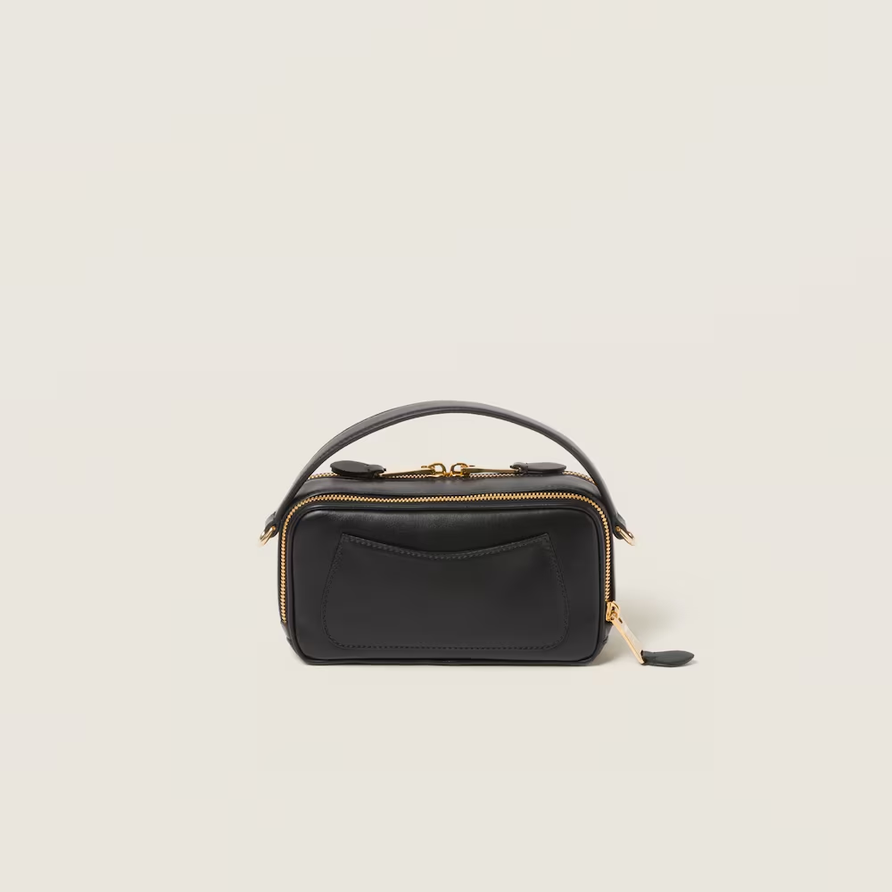 Leather shoulder bag